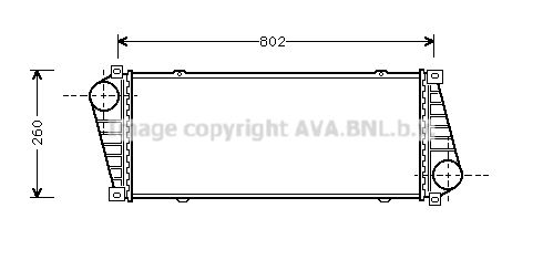 AVA QUALITY COOLING Välijäähdytin MS4217